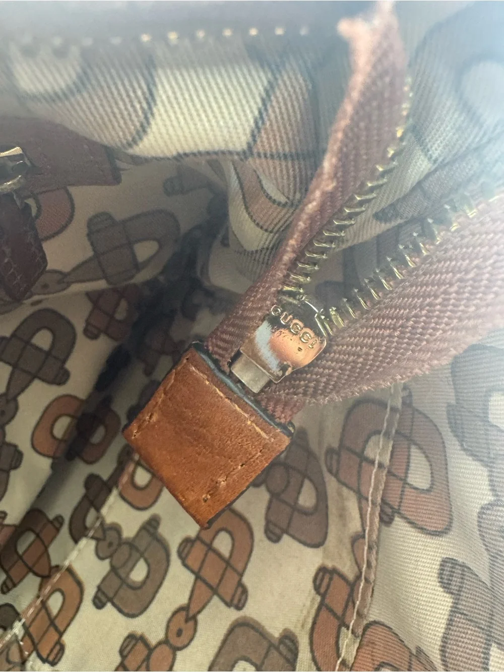 Gucci Bag Guccissima Leather Hobo GG Monogram Shoulder Bag Vintage Y2K Italy - Picture 5 of 14